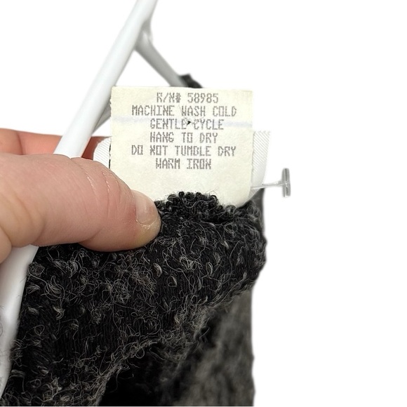 CLIO 80s 90s Vintage Boucle/Nubby Wool Blend Knit Textured Sweater Medium NWOT - Picture 13 of 13